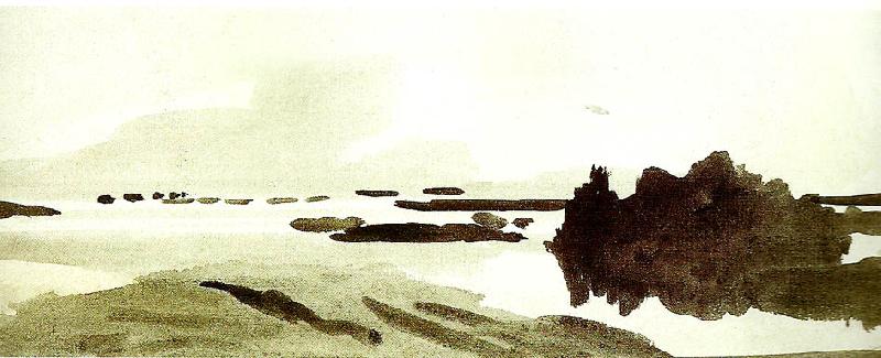 bruno liljefors vattenlandskap oil painting image